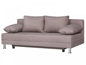 Диван Комфорт без подлокотников 4 подушки латте в Пангоды - pangody.mebel-tymen.ru | фото