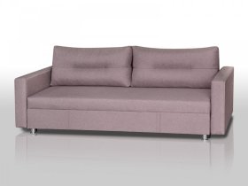 Диван Комфорт с прямыми подлокотниками латте в Пангоды - pangody.mebel-tymen.ru | фото