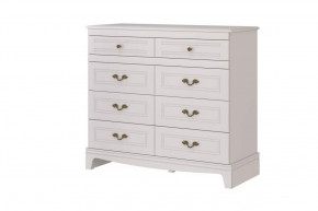 Комод 8 ящиков Лорето Персидский жемчуг/Лак Льняной в Пангоды - pangody.mebel-tymen.ru | фото