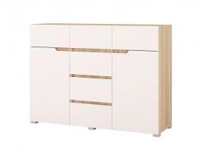 Комод Анталия 1200 Сонома-Белый софт в Пангоды - pangody.mebel-tymen.ru | фото