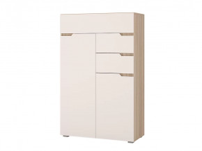 Комод Анталия Сонома-Белый софт в Пангоды - pangody.mebel-tymen.ru | фото