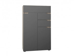 Комод Анталия Сонома-Графит софт в Пангоды - pangody.mebel-tymen.ru | фото