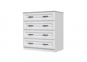 Комод "Кантри" 4 ящика, белый в Пангоды - pangody.mebel-tymen.ru | фото