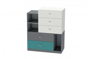 Комод Клео К-1, графит, миндаль, океан Диал в Пангоды - pangody.mebel-tymen.ru | фото