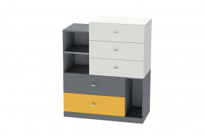 Комод Клео К-1, графит, миндаль, солнечный Диал в Пангоды - pangody.mebel-tymen.ru | фото