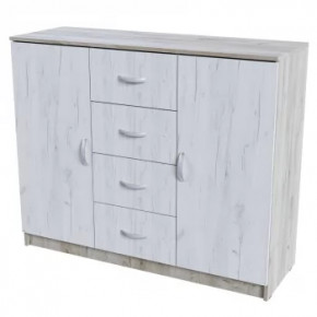 Комод КМ 555-М Спальня Басса Дуб крафт в Пангоды - pangody.mebel-tymen.ru | фото