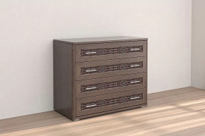 Комод Кэт-4 4 ящика Венге Диал в Пангоды - pangody.mebel-tymen.ru | фото