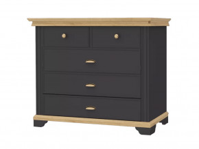 Комод Лиана-1 Дуб Крафт Золотой/Графит в Пангоды - pangody.mebel-tymen.ru | фото