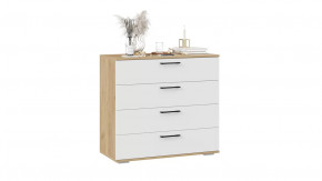 Комод «Нео» Дуб Крафт золотой, Белый в Пангоды - pangody.mebel-tymen.ru | фото