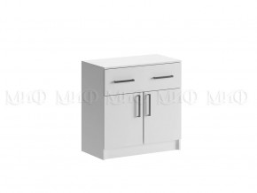 Комод с ящиком 2-мя дверьми Басямиф, белый в Пангоды - pangody.mebel-tymen.ru | фото