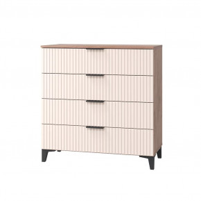 Комод Тоскана с 4 ящиками, дуб табачный/бисквит в Пангоды - pangody.mebel-tymen.ru | фото