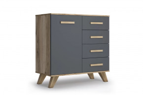Комод "Вега Скандинавия" Дуб каньон/Силк флай в Пангоды - pangody.mebel-tymen.ru | фото