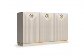 Комодино "Капри" Сатин/Сатин в Пангоды - pangody.mebel-tymen.ru | фото