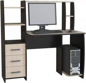 Компьютерный стол КЛ №6.3 Венге/Дуб молочный в Пангоды - pangody.mebel-tymen.ru | фото