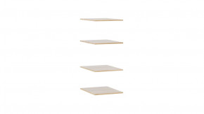 Комплект полок Яблоня Беллуно в Пангоды - pangody.mebel-tymen.ru | фото