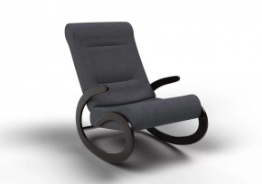Кресло-качалка Мальта ткань графит в Пангоды - pangody.mebel-tymen.ru | фото