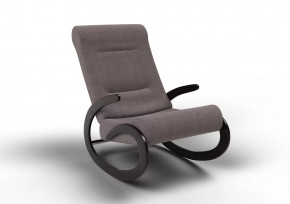 Кресло-качалка Мальта ткань какао в Пангоды - pangody.mebel-tymen.ru | фото