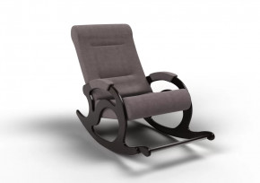Кресло-качалка Тироль ткань галька в Пангоды - pangody.mebel-tymen.ru | фото