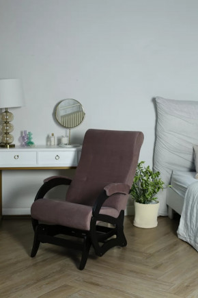 Кресло маятниковое Амелия,ткань кофе с молоком в Пангоды - pangody.mebel-tymen.ru | фото