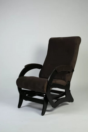 Кресло маятниковое Амелия,ткань шоколад в Пангоды - pangody.mebel-tymen.ru | фото