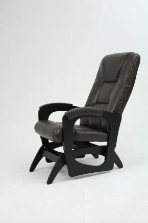 Кресло маятниковое Леон экокожа венге в Пангоды - pangody.mebel-tymen.ru | фото