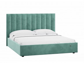 Кровать 1400 Ингрид 312 Велюр Ультра Минт в Пангоды - pangody.mebel-tymen.ru | фото