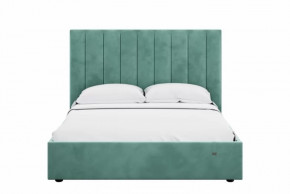 Кровать 1600 Ингрид 312 Велюр Ультра Минт в Пангоды - pangody.mebel-tymen.ru | фото
