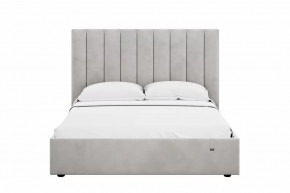 Кровать 1600 Ингрид 312 Велюр Ультра Смог в Пангоды - pangody.mebel-tymen.ru | фото