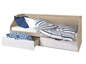 Кровать 800 2 ящика Анталия Белый в Пангоды - pangody.mebel-tymen.ru | фото