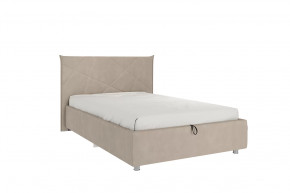 Кровать с основанием Бест 120х200 см капучино (велюр) в Пангоды - pangody.mebel-tymen.ru | фото