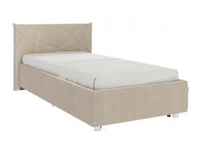 Кровать (каркас) Бест 90х200 см капучино (велюр) в Пангоды - pangody.mebel-tymen.ru | фото