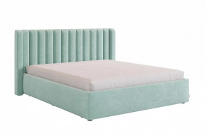 Кровать (каркас) Ева 160х200 см мята (велюр) в Пангоды - pangody.mebel-tymen.ru | фото