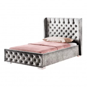 Кровать Франческа 1,2м под подъемный механизм Графит в Пангоды - pangody.mebel-tymen.ru | фото