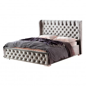 Кровать Франческа 1,4м под подъемный механизм Графит в Пангоды - pangody.mebel-tymen.ru | фото