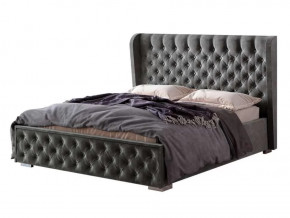 Кровать Франческа 1,6м под подъемный механизм Графит темный в Пангоды - pangody.mebel-tymen.ru | фото