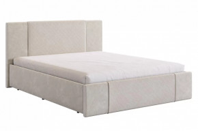Кровать (каркас) Хлоя 160х200 см крем (велюр) в Пангоды - pangody.mebel-tymen.ru | фото