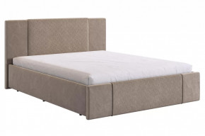 Кровать (каркас) Хлоя 160х200 см латте (велюр) в Пангоды - pangody.mebel-tymen.ru | фото