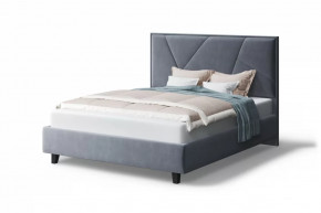 Кровать Ингрид, 1800*2000 мм, на опорах, серый в Пангоды - pangody.mebel-tymen.ru | фото