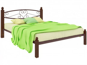 Кровать Каролина Lux коричневая в Пангоды - pangody.mebel-tymen.ru | фото