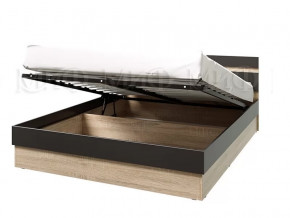 Кровать Ким с ПМ 1400 Графит софт, сонома в Пангоды - pangody.mebel-tymen.ru | фото