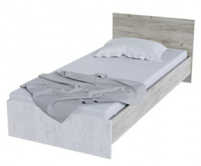 Кровать КР 555 Спальня Басса Дуб крафт в Пангоды - pangody.mebel-tymen.ru | фото