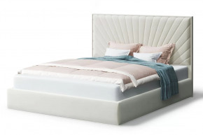 Кровать Леона, 2000*1200 мм, серо-белый в Пангоды - pangody.mebel-tymen.ru | фото