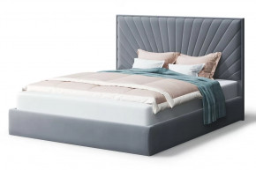 Кровать Леона, 2000*1400 мм, серый в Пангоды - pangody.mebel-tymen.ru | фото