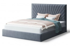 Кровать Леона, 2000*1400 мм, серый в Пангоды - pangody.mebel-tymen.ru | фото