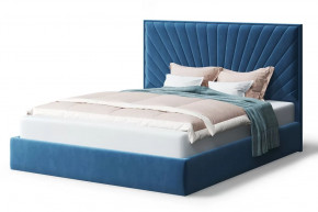 Кровать Леона, 2000*1800 мм, синий в Пангоды - pangody.mebel-tymen.ru | фото