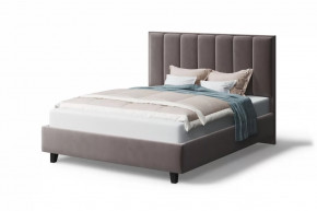 Кровать Лина, 1200*2000 мм, на опорах, кофе в Пангоды - pangody.mebel-tymen.ru | фото