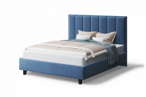 Кровать Лина, 1200*2000 мм, на опорах, синий в Пангоды - pangody.mebel-tymen.ru | фото