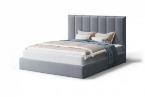 Кровать Лина, 1800*2000 мм, серый в Пангоды - pangody.mebel-tymen.ru | фото