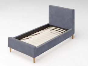 Кровать Линси 900 Серый в Пангоды - pangody.mebel-tymen.ru | фото