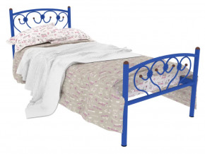 Кровать металлическая Ева Plus синяя в Пангоды - pangody.mebel-tymen.ru | фото